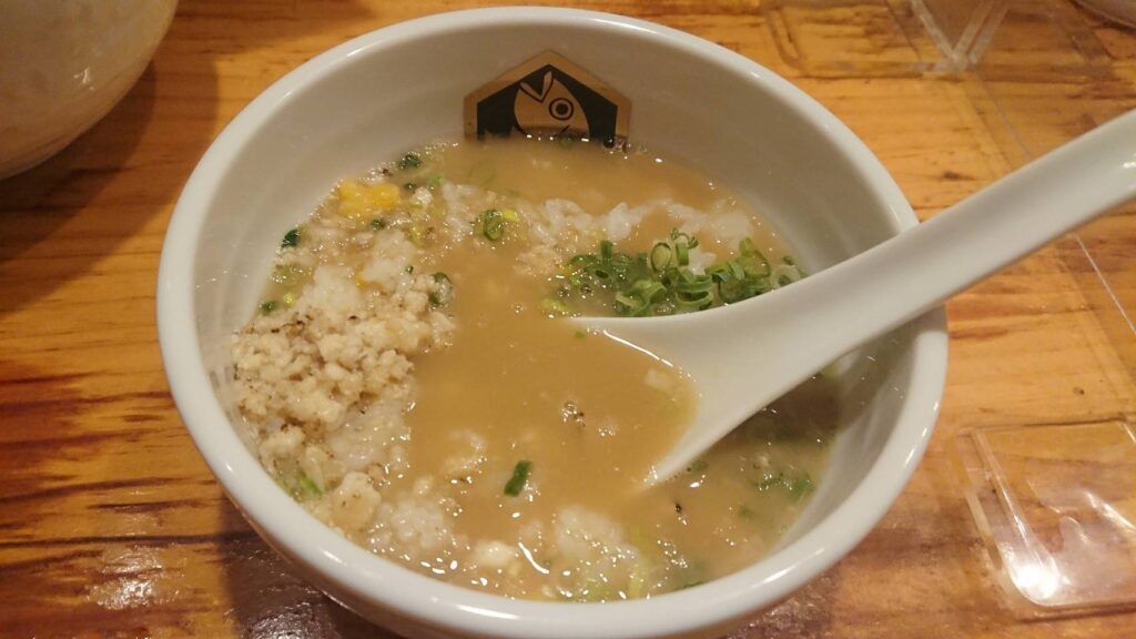 錦糸町の麺魚ラーメン雑炊