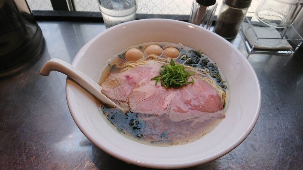 蜆あおさ煮干蕎麦限定2