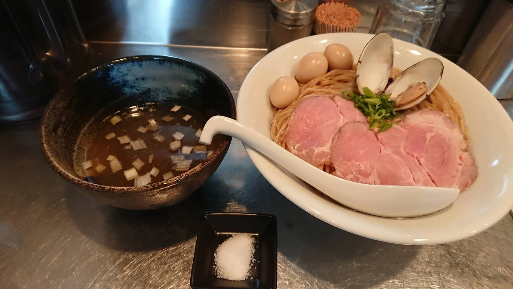 蛤と煮干のつけ蕎麦限定７