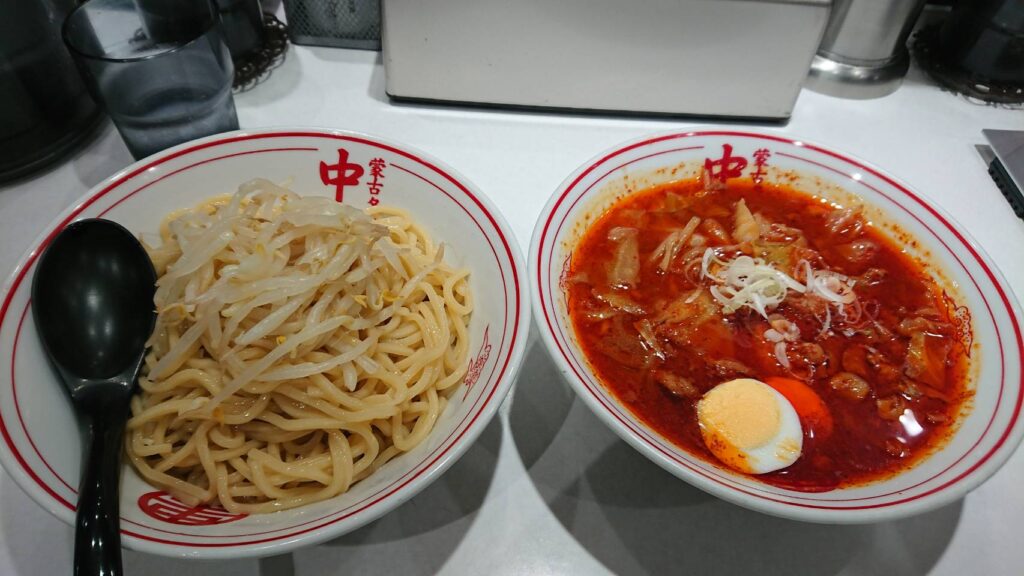 墨田区錦糸町、蒙古タンメン中本：冷し五目味噌タンメン