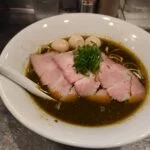 鮑の肝蕎麦