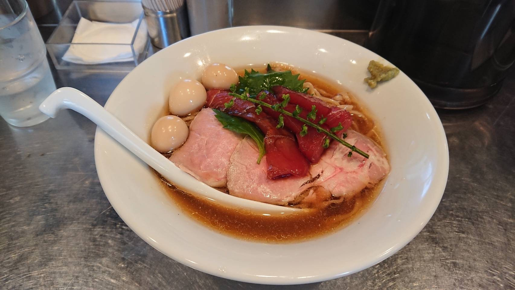 限定４冷しマグロ蕎麦 (たわやか麺)