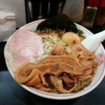 新宿区舟町、一条流がんこラーメン 総本家さん：不純らーめんスペシャル (大盛)