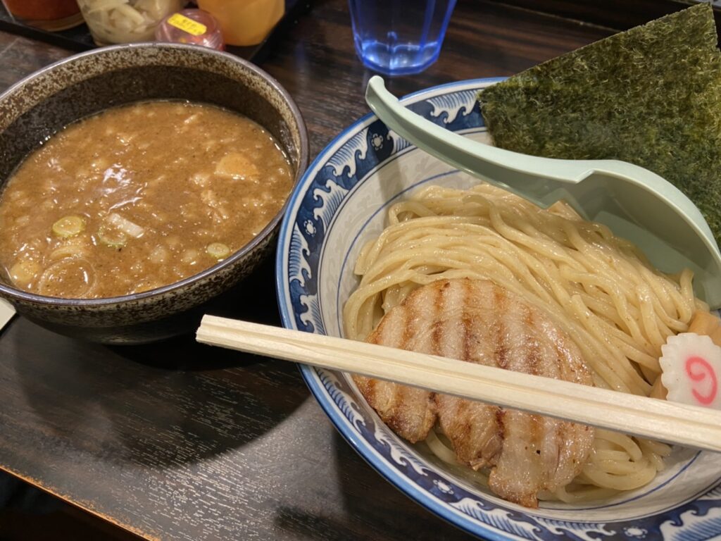 江戸川区南小岩、麺屋 武士道 小岩本店さん：濃厚豚骨魚介つけ麺