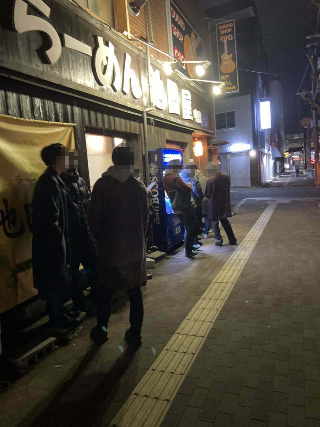 吹田市寿町、ラーメン池田屋 吹田店さん：順番待ち