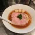 台東区東上野、さんじさん：限定２和牛脂の煮干蕎麦