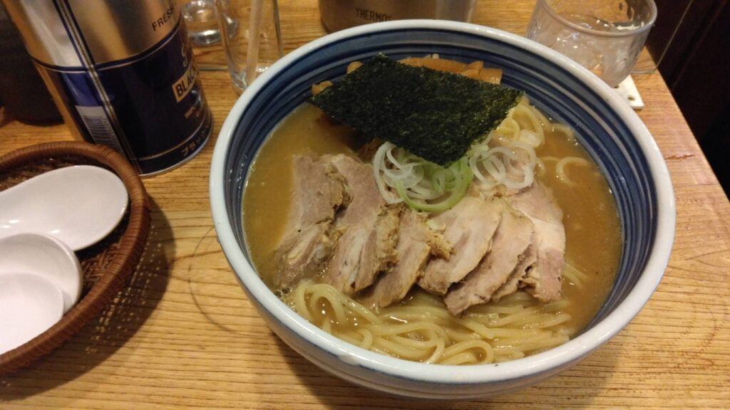 江東区深川、らーめん こうかいぼうさん：ちゃーしゅうめん(大盛り)