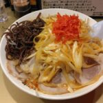 江東区亀戸、超ごってり麺 ごっつ 亀戸本店さん：🍜超冷しみそらぁめん(大盛)・真上からから