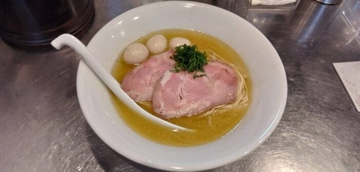 台東区東上野、さんじさん：限定3､超ゴロゴロ貝まみれ蕎麦