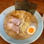 江東区北砂、らぁ麺 辻◯さん：辻○らぁ麺真上から