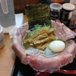 江東区亀戸、亀戸拉麺さん：鉢盛チャーシュー麵 (塩)+味玉､メンマ