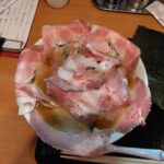 江東区亀戸、亀戸拉麺さん：特製拉麺 (醤油)・真上から