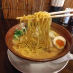 江東区亀戸、らーめんなが田さん：特製(味噌大盛)・スープと麺