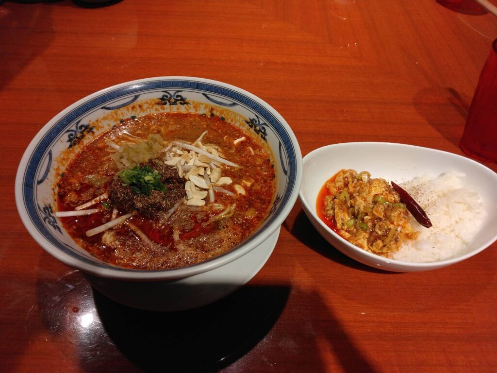 江東区東陽、成都正宗担々麺 つじ田 東陽町店さん：汁あり正宗小麻婆飯セット0